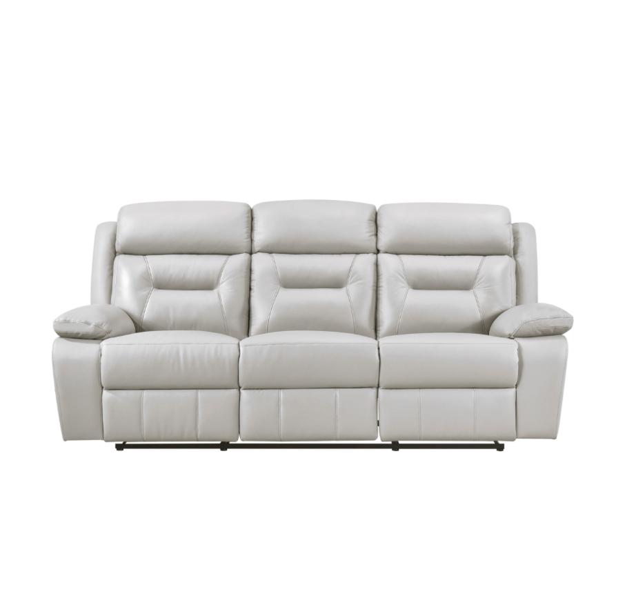 NKS9629SVEMZ Leather Electric Power Recliner Sofa Set