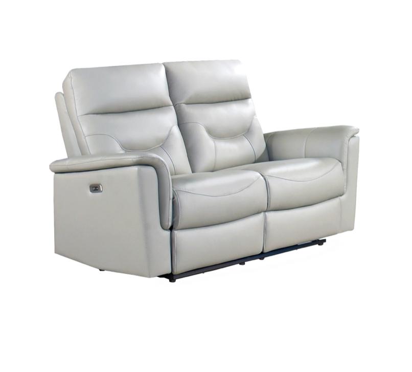 NKS9715SVEMZ Leather Electric Power Recliner Sofa Set