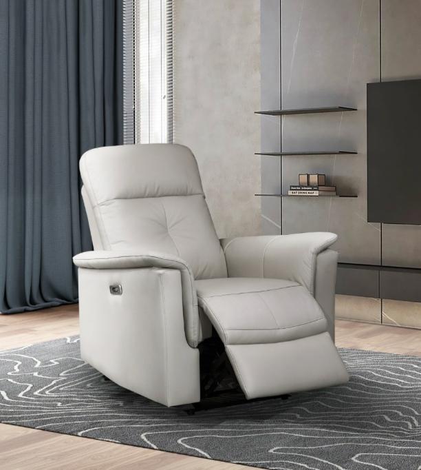 NKS9620PSVEMZ Leather Electric Power Glider Recliner Chair