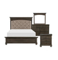 NKS1400MZ Contemporary Country Style Queen Size bedroom set and Mattress