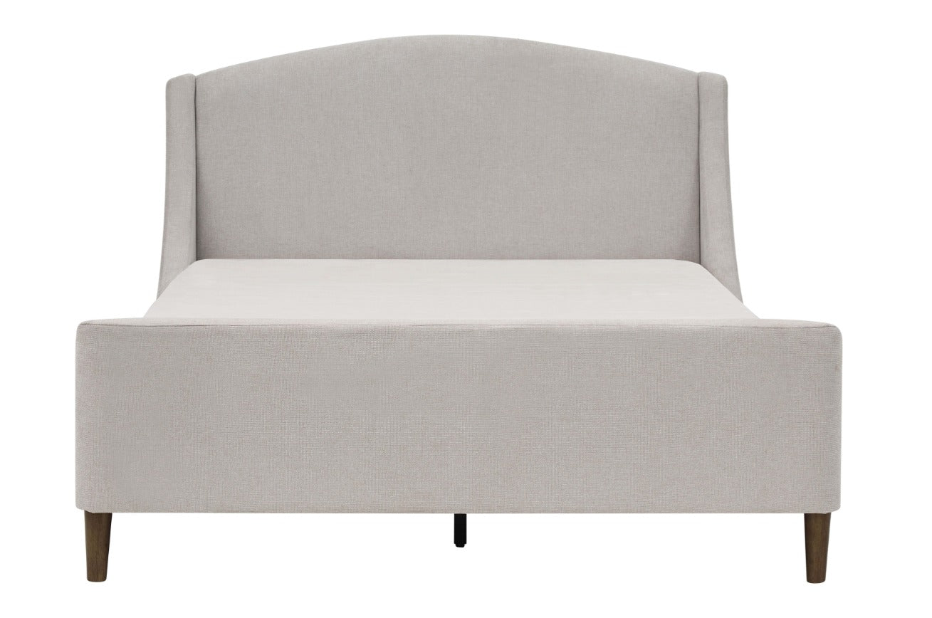 NKS5835BEM Fabric Platform Bed in Queen/ King Sizes