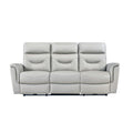 NKS9715SVEMZ Leather Electric Power Recliner Sofa Set
