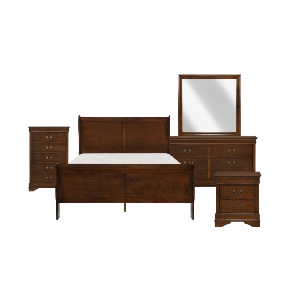 NKS2147 Cherry  Bedroom Set (Brown Color)