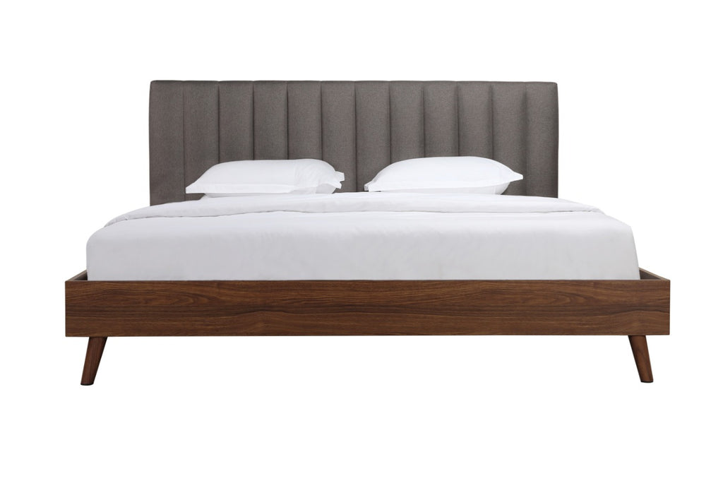NKS5891GYMZ Fabric Platform Bed in Queen/Full/ King Sizes