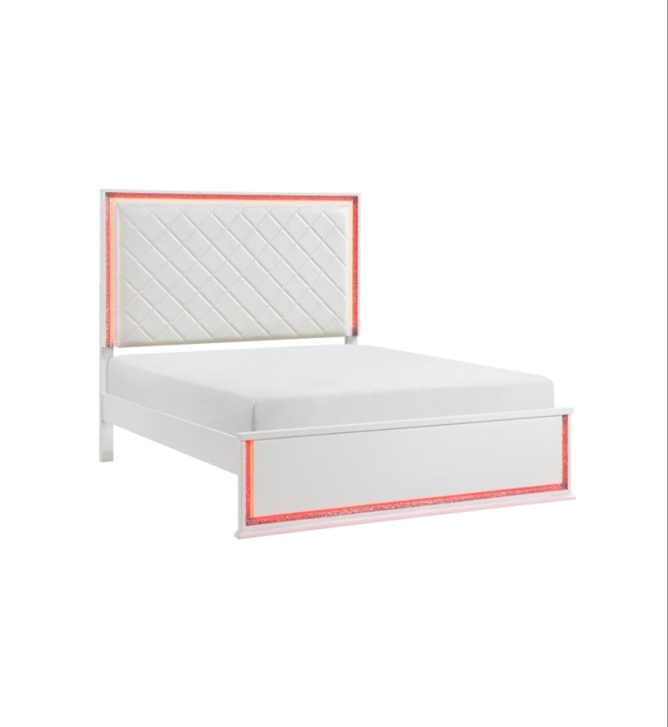 NKS2390MZ  Modern Bedroom Set with LED lights