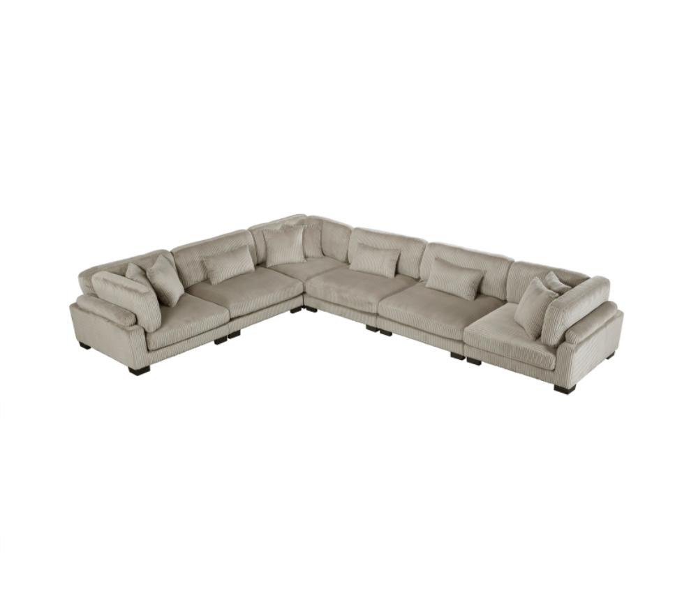 NKS8555GB*3CR3AC  6-Piece Modular Sectional Sofa Set