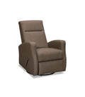 NKS9807NBWN  Swivel Glider Recliner Chair in Fabric