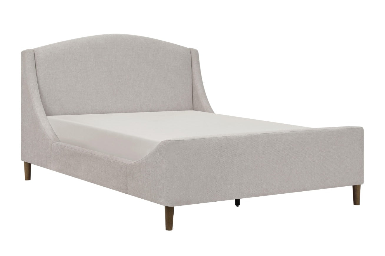 NKS5835BEM Fabric Platform Bed in Queen/ King Sizes