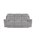 NKS9146PWTMZ Fabric Manual Recliner Sofa Set