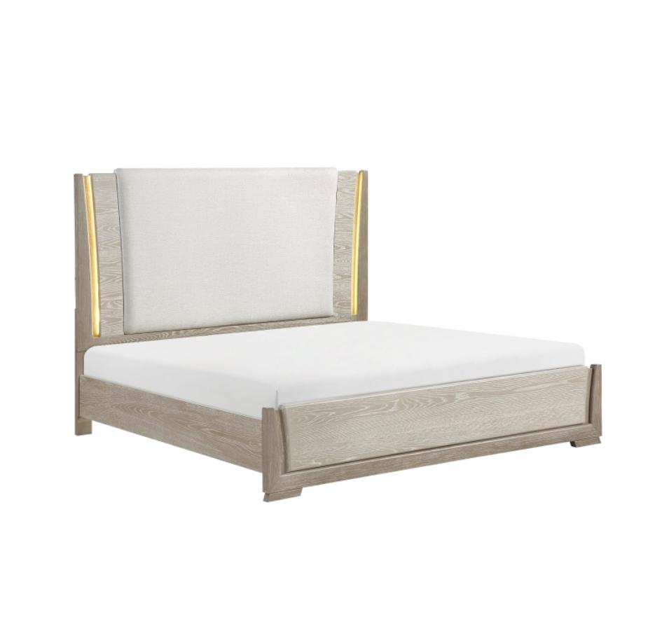 NKS2496MZ Modern Contemporary Bedroom set with LED Lights
