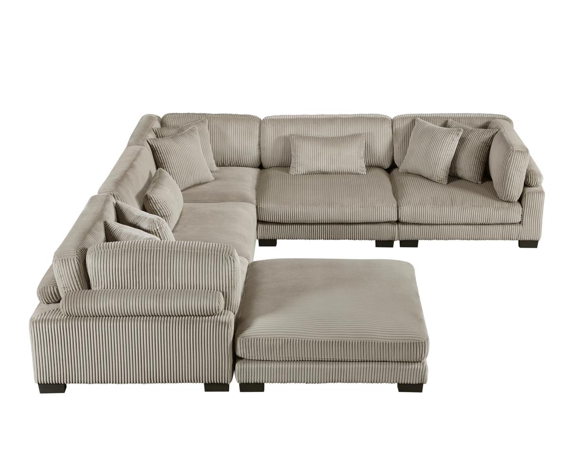 NKS8555GB*3CR2ACOMZ 6-Piece Modular Sectional with Ottoman