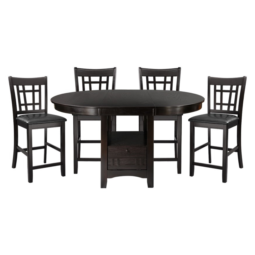 NKS2423MZ Dining Set , Table with butterfly extension leaf .