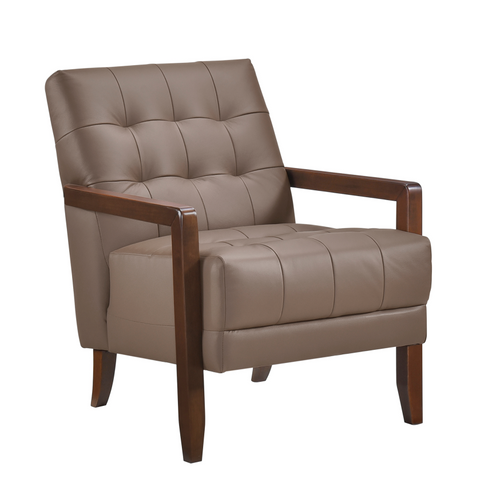 NKS1010BRW Leather Accent Chairs