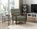 NKS1010GRN Leather Accent Chairs