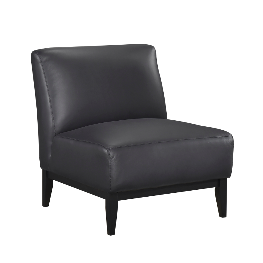 NKS1129BLK Leather Accent Chairs