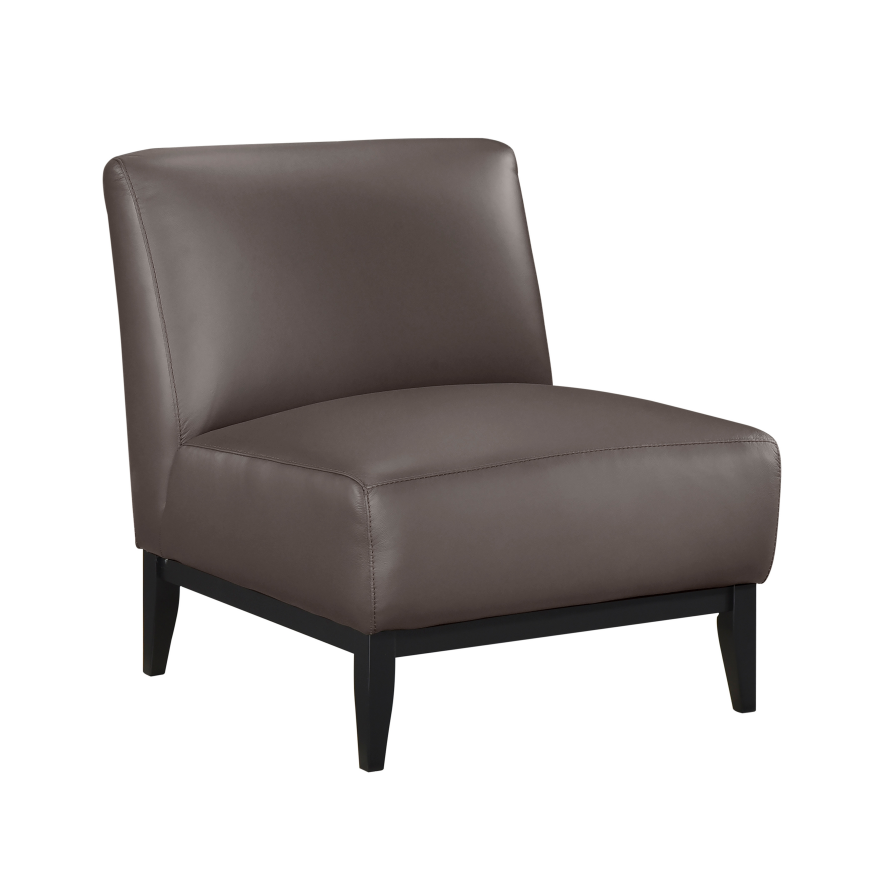 NKS1129DBR Leather Accent Chairs