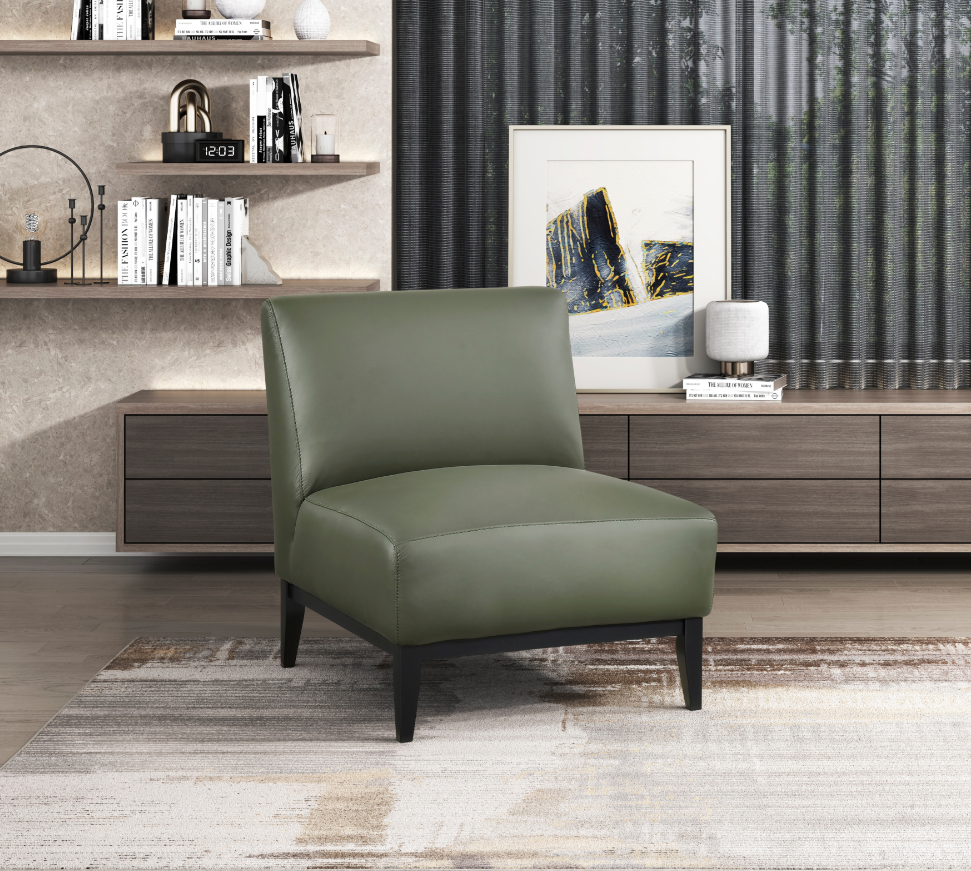 NKS1129GRN Leather Accent Chairs