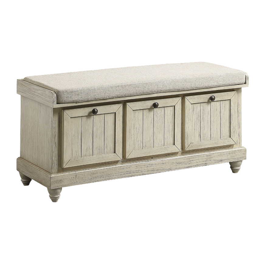 NKS4586W Lift Top Storage Bench