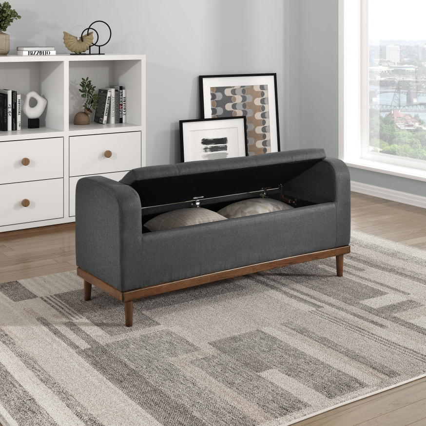 NKS4590DG Lift Top Storage Bench