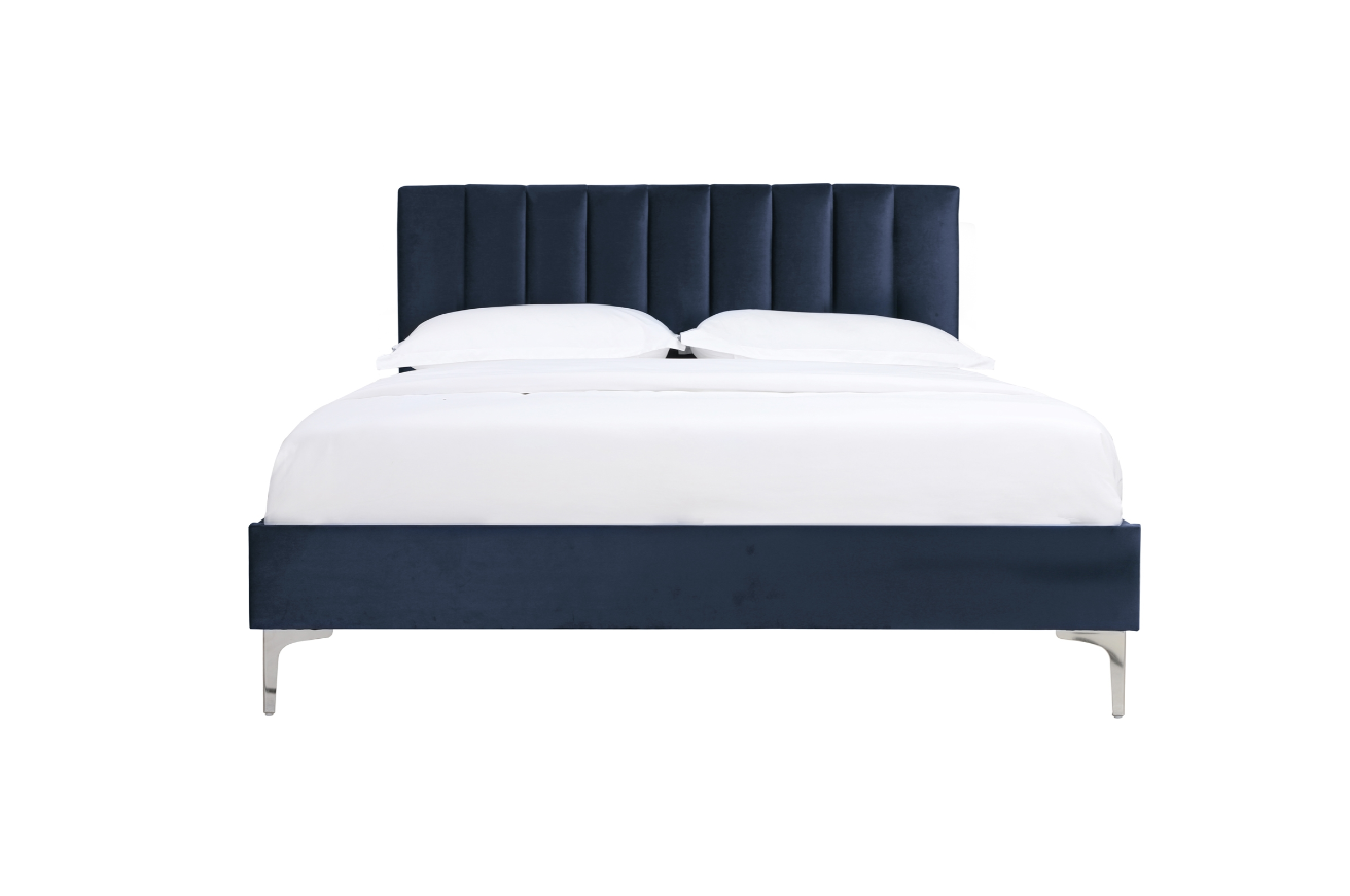 NKS5893NV Contemporary Platform Bed in Queen/ King Size in NV