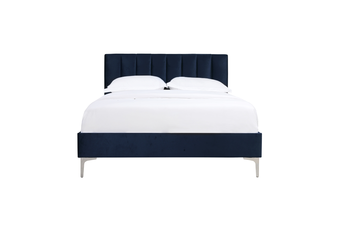 NKS5893NV Contemporary Platform Bed in Queen/ King Size in NV