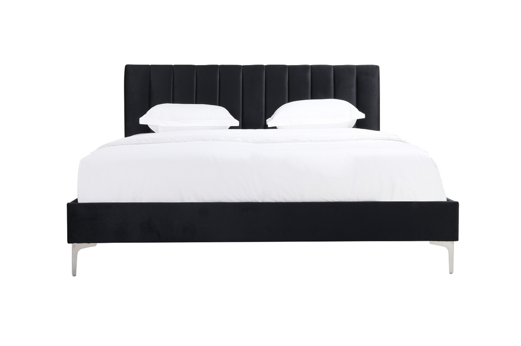 NKS5893BK Contemporary Platform Bed in Full / King Size in BK version