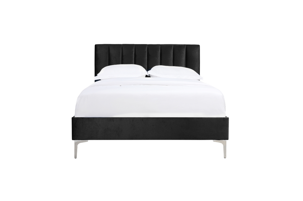 NKS5893BK Contemporary Platform Bed in Full / King Size in BK version