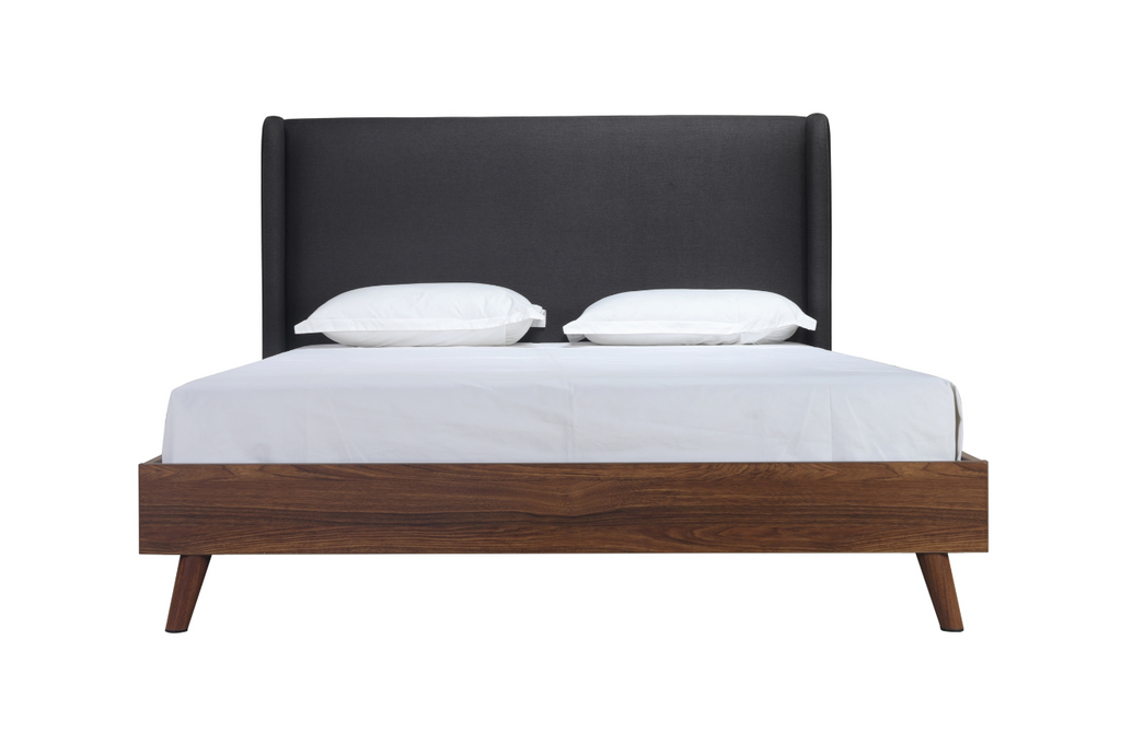 NKS5894DG Contemporary Platform Bed in Queen/ King Sizes