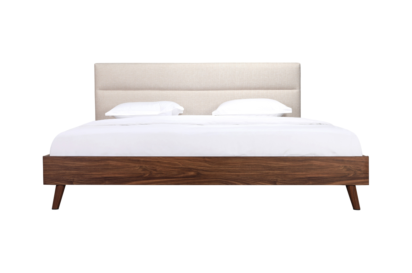 NKS5897BE Contemporary Platform Bed in Queen/ King Sizes