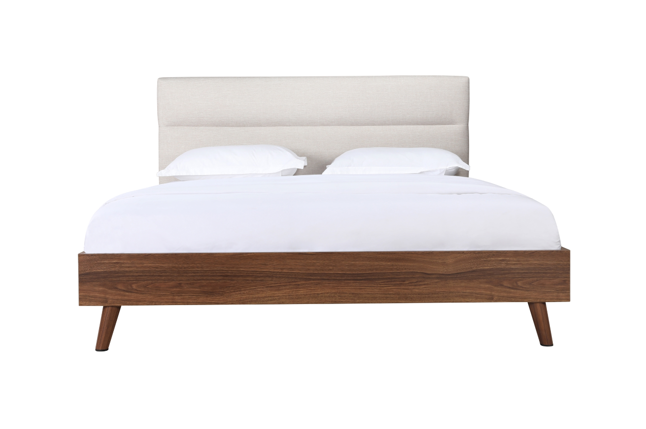 NKS5897BE Contemporary Platform Bed in Queen/ King Sizes