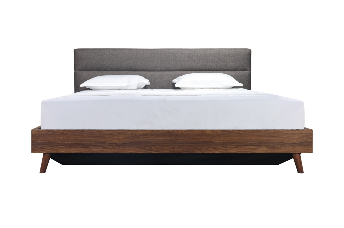 NKS5898GY Contemporary Platform Bed in Queen/ King Sizes with Lift Storage