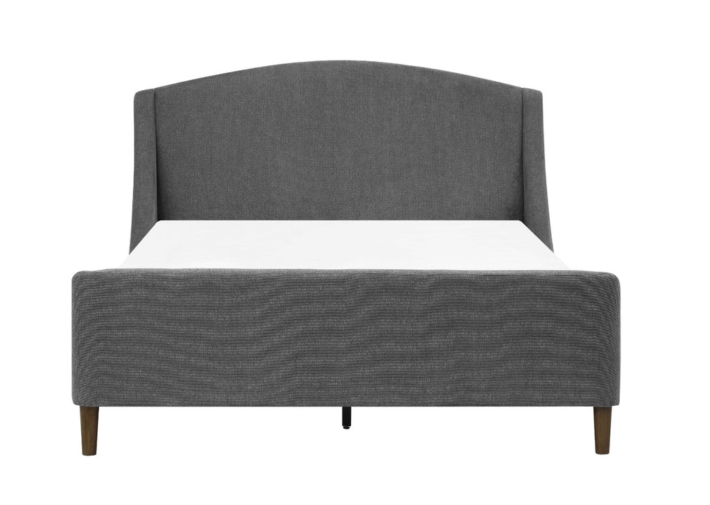 NKS5835DGMZ Fabric Platform Bed in Queen/ King Sizes
