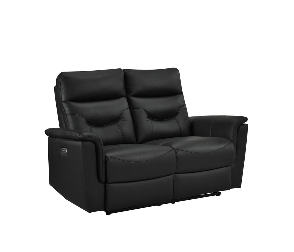 NKS9715BLKMZ Leather Electric Power Recliner Sofa Set